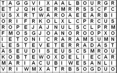 Sopa de lletres – HISTÒRIA DE LA CIÈNCIA