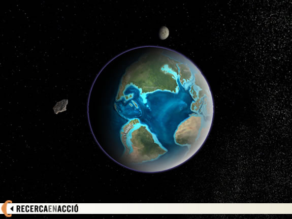 L'impacte d'un meteorit a la península del Yucatán