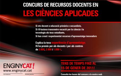 ENGINYCAT convoca un nou concurs de recursos docents, dotat amb 6.000 euros en premis