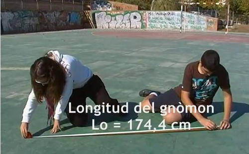 Mesura de l’eix de rotació terrestre (imatge)