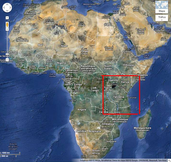 Mapa d'Àfrica