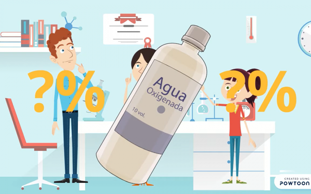 Experiment amb diferents concentracions d’aigua oxigenada