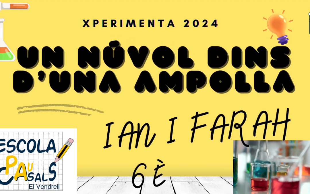 Un núvol dins d’una ampolla