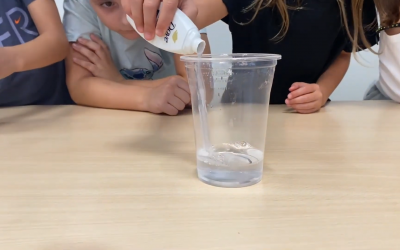 La densitat: experiment amb aigua i sabó