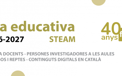 Coneix l’oferta educativa STEAM de l’FCRI per al curs 2026-2027!