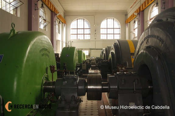 Interior Museu Hidroelèctric de Cabdella