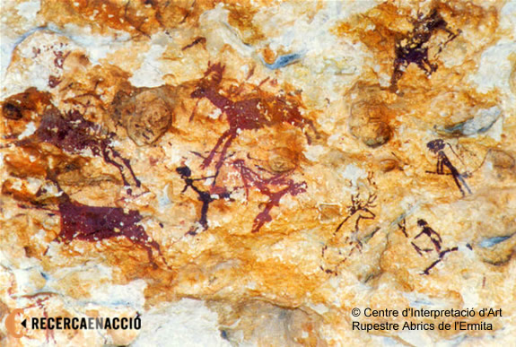 Pintures rupestres Abric de l'Ermita
